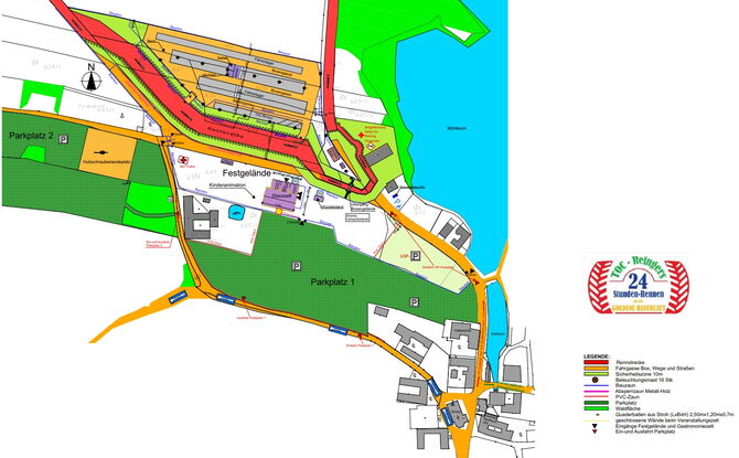 Lageplan Veranstaltungsgelände Reingers